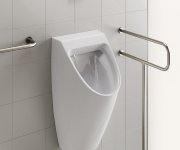Gsi Community Urinál Se Zakrytým Přívodem Vody, Rimless, 31x65cm, Bílá Extraglaze
