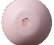 Sapho Formigo Betonové Umyvadlo Na Desku, ø 39cm, Růžová Mat