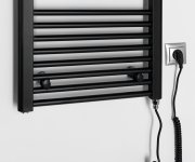 Aqualine Direct-e Elektrické Otopné Těleso Rovné 450x960 Mm, 300 W, černá