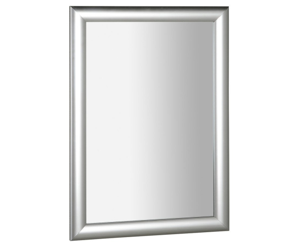 Sapho Esta Zrcadlo V Dřevěném Rámu 58x78cm, Stříbrná S Proužkem