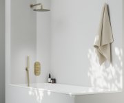 Výtokové rameno boční - 702.60GLB Sprchové rameno boční, zlato kartáčované X07P1242