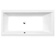Polysan Cleo Obdélníková Vana 180x90x48cm, Bílá Mat