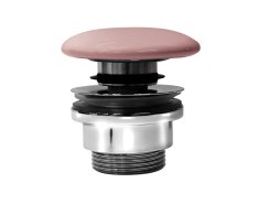 Gsi Umyvadlová Výpust 5/4“, Click-clack, Keramická Zátka, 5-65mm, Blush Mat