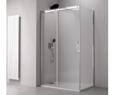 Polysan Thron Round Obdélníkový Sprchový Kout 1600x1000mm, Kulaté Pojezdy