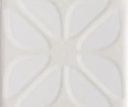 Vzorovaný dekor Aleluia Urban Atelier Decor Glam Branco 10x10 - bílá