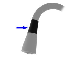 Plastový kužel na sprchu PS0013 (SR0013)  PD0112