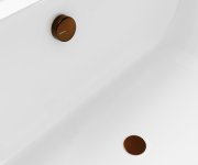 Polysan Marble Vanová Souprava, Bovden, Délka 800mm, Měď Mat