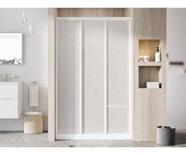 Sprchové dveře Supernova ASDP3 - ASDP3 120 198, bílá+pearl