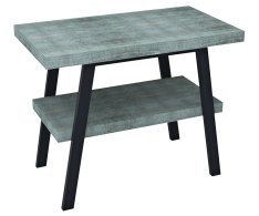 Sapho Twiga Umyvadlový Stolek 90x72x50 Cm, černá Mat/aquamarine