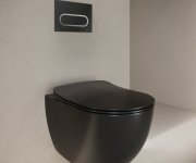 Ovládací tlačítko Chrome - WC tlačítko Chrome, černá X01797