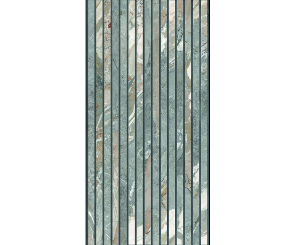 Obklad jako kámen Bottega Blend Milled Grey 60x120 Nat. Rett. - zelená