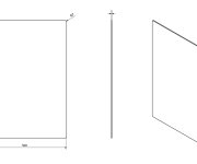 Sapho Plain Zrcadlo S Broušenou Hranou 50x70cm, Zakulacené Rohy, Cu Free
