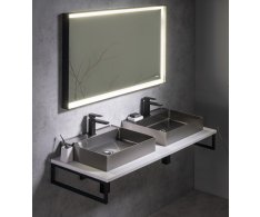 Sapho Plato Deska Rockstone 2300x24x500mm, Bílá Mat