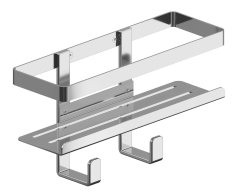 Metaform Myline Polička Do Sprchy, 241x30x111mm, Nerez Lesk