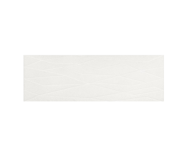 Vzorovaný dekor APE Click Net White 40x120 Rect. - bílá