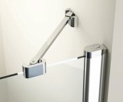 Sprchový kout Chrome CRV2+CRV2 - CRV2 110, satin+transparent 1QVD0U00Z1