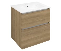 Sapho Ezara Umyvadlová Skříňka 59,2x64x46cm, Dub Cuneo