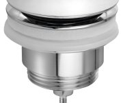 Omp Tea Umyvadlová Výpust 5/4“, Click-clack, Velká Zátka, 10-45mm, Chrom