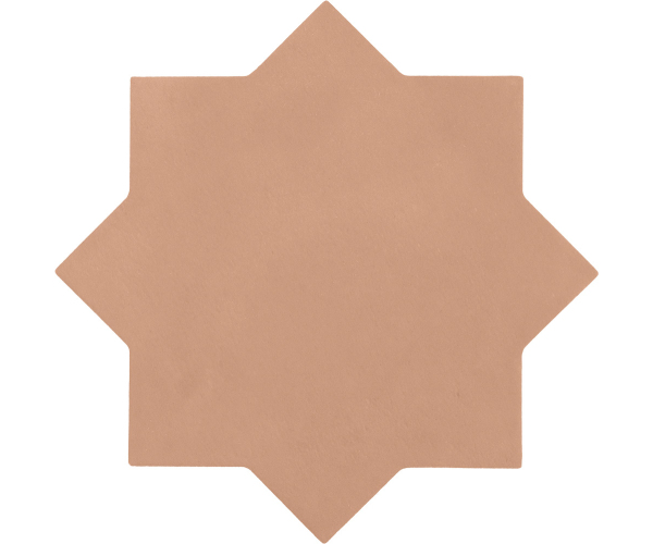 Retro dlažba Equipe Kasbah Star Terracotta 16,8x16,8 - cihlová