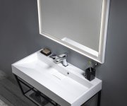 Sapho Ska Konzole S Policí 900x400x460mm, černá Mat