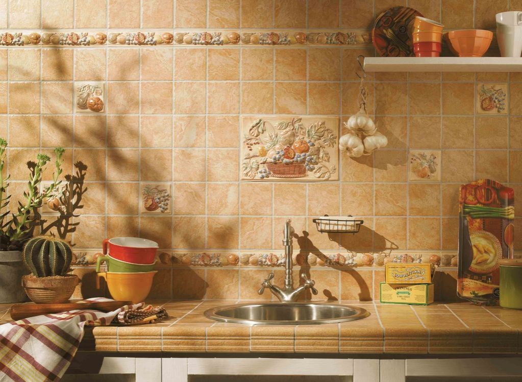 Obklad do kuchyně inspirace v retro stylu