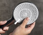 Sapho Ruční Masážní Sprcha, 3 Režimy Sprchování, Silikon Trysky, Průměr 120mm, Abs/chrom