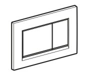 Geberit Sigma30 Ovládací Tlačítko, černá Lesk/chrom