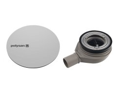 Polysan Mirai Vaničkový Sifon, Průměr 90mm, Dn40, Krytka Nerez