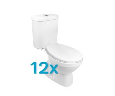 Mereo Wc Kombi, Rimless, Spodní Odpad S Armaturou, 12 Ks