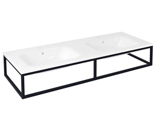 Sapho Ska Konzole Pod Umyvadlo/desku 140x22x51cm, černá Mat