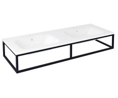 Sapho Ska Konzole Pod Umyvadlo/desku 140x22x51cm, černá Mat