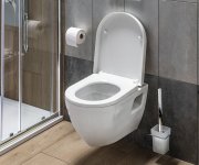 Aqualine Dona Wc Sedátko, Soft Close, Easy Take, Bílá