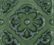Vzorovaný dekor Aleluia Urban Atelier Decor Glam Bosque 10x10 - zelená