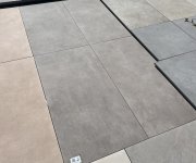 2cm dlažba jako kámen Deceram Outdoor DOG Brown-Grey 60x120 Rett. - šedá (skladem)