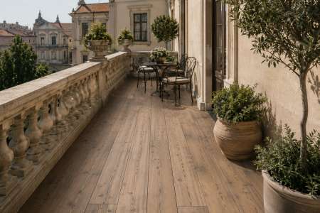 Balkon s dlažbou Gardenia Just Mix Brown Light