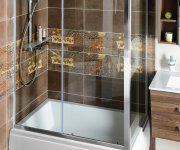 Polysan Deep Sprchové Dveře Posuvné 1300x1500mm, čiré Sklo