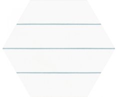 Codicer Porto Hex 25 Savona Aqua 22x25