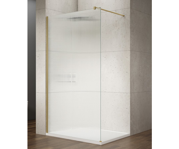 Gelco Vario Gold Matt Jednodílná Sprchová Zástěna K Instalaci Ke Stěně, Sklo Nordic