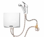 Průtokový Tlakový Ohřívač Vody Mk1, Příkon 5,5 Kw, S Pákovou Stojánkovou Baterií PO-MK1SOL3113P21-5,5kW