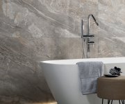 Dlažba jako mramor Cifre Luxury Beige 60x120 Luc. Rett. - šedá