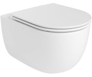 Bruckner Glanz Závěsná Wc Mísa, Vortex Rimless, 36x54cm, Bílá