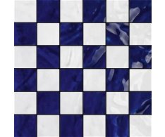Cir Tadelakt Mosaico Fez Blu 30x30 Matt. Rett.