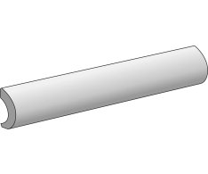 Equipe Manacor Pencil Bullnose White 3x20