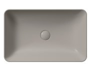 Gsi Nubes Keramické Umyvadlo Na Desku 60x38cm, Tortora Mat
