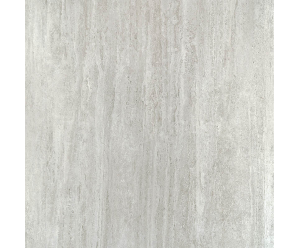 Dlažba jako mramor APE Wabi Sabi Travertino Silver Pol. 120x120 Rett. - šedá