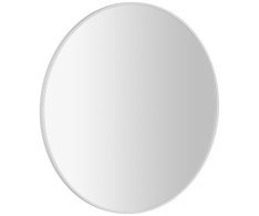 Sapho Notion Slim Kulaté Zrcadlo V Rámu ø 80cm, Bílá Mat