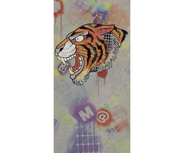 Dlažba jako beton Flaviker Hyper Dec. Rose Tiger 160x320