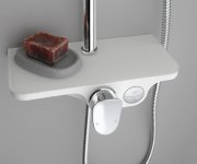 Aqualine Marco Sprchový Sloup S Pákovou Baterií, Chrom