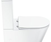 WC kombi Elegant RimOff set, včetně sedátka SoftClose - WC kombi Elegant RimOff set, vario odpad, bílá X01872