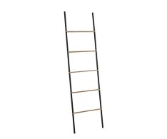 Gedy Kenta Sušák Ručníků Na Opření 450x1610x21mm, černá/bambus